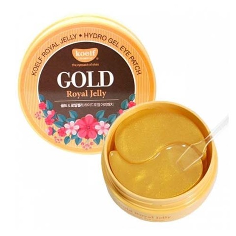 Koelf Gold & Royal Jelly Eye Patch - Гидро-гелевые патчи для кожи вокруг глаз с золотом и маточным молочком
