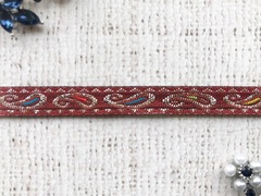 Лента жаккардовая, ш. 1,1 см.