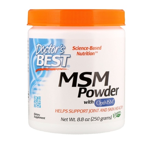 Doctor's Best, Порошок МСМ с OptiMSM, 250 г
