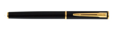 Ручка перьевая Waterman Apostrophe Lacquer Black GT, M (S0702700)