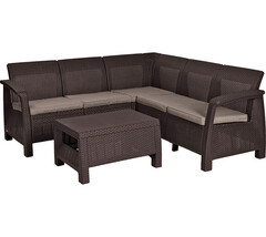 Мебель из ротанга Keter Corfu Relax set with coffee table