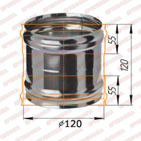 Адаптер ММ d120мм (439/0,8мм) Ferrum