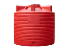 Емкость цилиндрическая транспортная Пластерра PT VLT 4500 л. (5000 л.) вертикальный (2000x2000x1870см;красный) - арт.561533