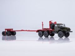 Ural-43204-10 timber truck with trailer AutoHistory 1:43