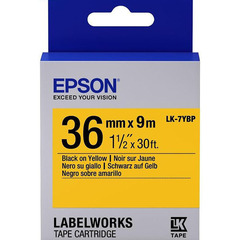 657005 Картридж EPSON с лентой LK-7YBP  (лента пастельная 36мм, желт./Черн. для LW-900P)