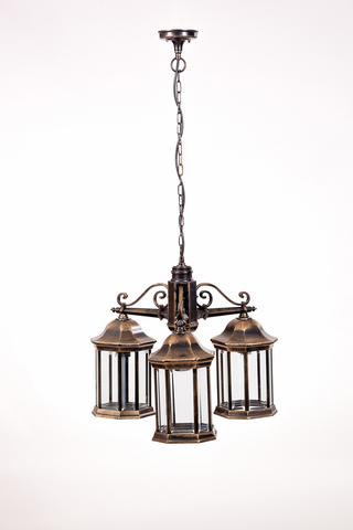 Люстра 3-х рожковая Bern 2L черный с золотом (GB)