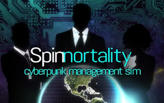 Spinnortality | cyberpunk management sim (для ПК, цифровой код доступа)