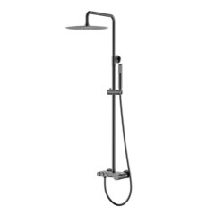 Boheme 128-GM Стойка для душа STICK Gun Metal c ручкой DIAMOND фото