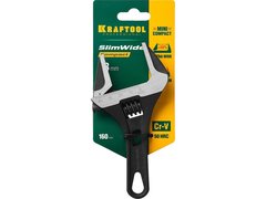 KRAFTOOL SlimWide Compact, 160/44 мм, разводной ключ (27266-25)