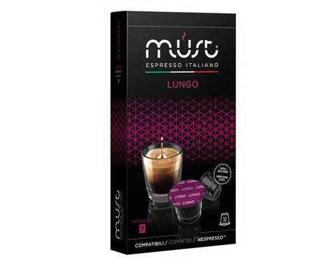 Кофе в капсулах Must Lungo, 10 капсул для кофемашин Nespresso