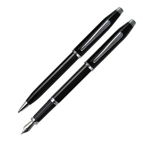 Набор подарочный Cross Century II, шариковая ручка + перьевая ручка, M (AT0087WG-61MS)