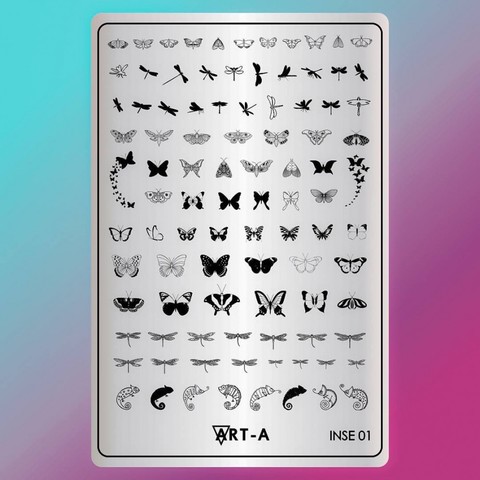 Пластина для стемпинга Art-A MAX inse 01