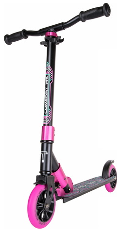 Самокат Tech Team Comfort 145R Black/Pink