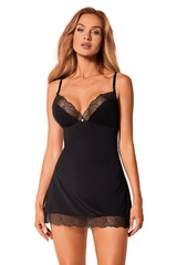 Сорочка OBSESSIVE BELLA ROU Chemise_Черный