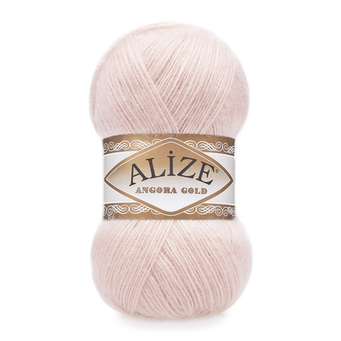 Пряжа Alize Angora Gold 271 жемчужно-розовый