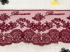 Вышивка на сетке, ш. 11,5 см