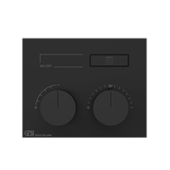 Gessi Hi-Fi Термостат для душа, 1 источник (внешняя часть), цвет: Black Metal PVD 63002#706 фото