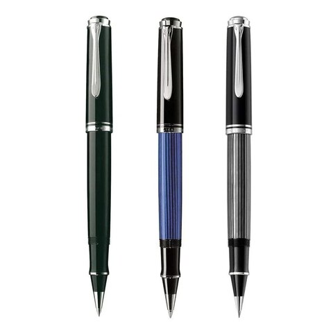Ручка-роллер Pelikan Souverän® R400 Black GT, MBlack (997486)