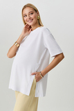 Футболка для беременных 18630 белый