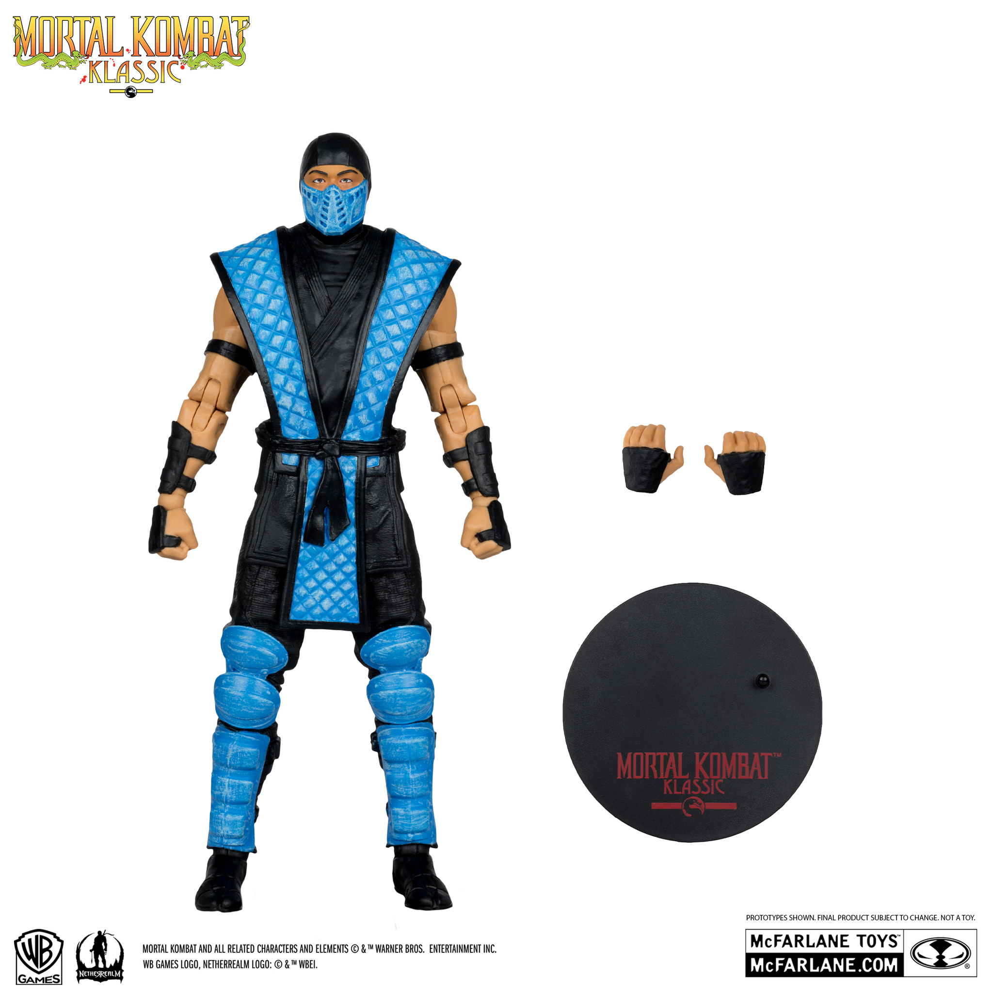 Фигурка Саб Зиро из игры Мортал Комбат Классик Mcfarlane