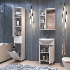 Шкаф навесной с зеркалом Callao 500 (левый)