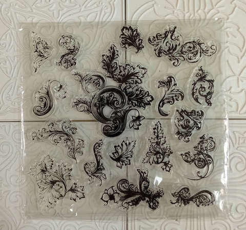 штамп набор вензелей №4 (14*14см)