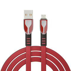 Кабель для зарядки BY Графика Micro USB, 1м, QC3.0, красный