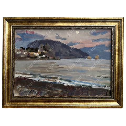 Бантиков А. С. Аю-Даг (Медведь-гора). Холст на картоне, масло. Крым. 1955 г.