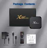 Смарт ТВ приставка X96 Mini 2/16 Гб, Amlogic S905W, ТВ бокс ,Андроид 11, 4К,Smart-TV Box.
