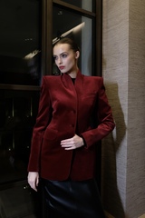 Жакет с шалькой