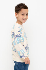 джемпер  для мальчика  КР 302024/сливки