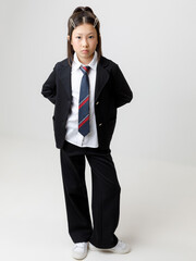 жакет  для девочки  К 302765/черный