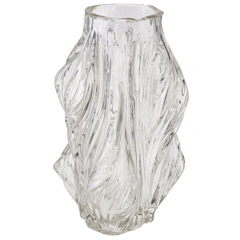 Ваза стеклянная (Высота 26,5 см) - Прозрачный