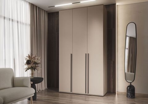 Норд Шкаф 3-х ств.(1200) (Кашемир, Дуб Крафт серый)