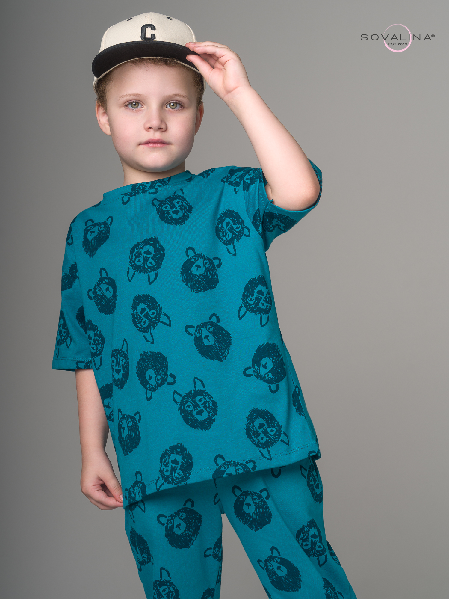 Костюм Daily men волки зеленый