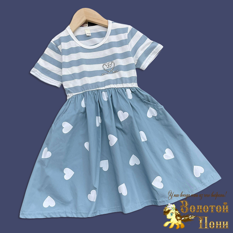 Платье хлопок д (4-8) 260302-RQ1135
