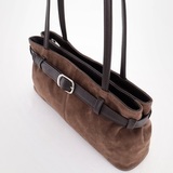 Сумка Саломея 216 эко-замша шоколад