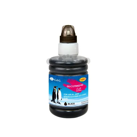 Чернила G&G GG-C13T00Q140 черный 140мл для Epson EcoTank 7700/7750