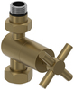 Сунержа 32-1409-1234 Вентиль прямой (крест) G 1/2" НР х G 3/4" НГ (Золотой шёлк)