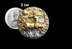 Силиконовый молд Знак зодиака Стрелец 3 см