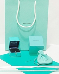 66620- Подарочная коробка/футляр для кольца/гвоздиков TIFFANY lux кожа