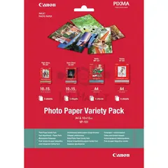 Набор фотобумаги Canon VP-101, форматы 10x15 см. и A4,  20 листов. 0775B079