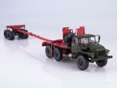 Ural-43204-10 timber truck with trailer AutoHistory 1:43
