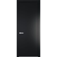 Межкомнатная дверь эмаль Profil Doors 1PW блэк глухая