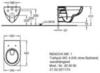 Чаша унитаза подвесного безободковая Keramag Renova Nr.1 203050000