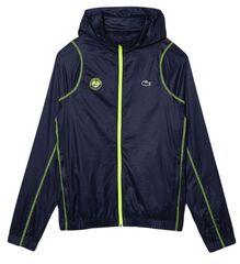 Куртка теннисная Lacoste SPORT Roland Garros Edition After-Match Jacket - navy blue/yellow