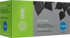 Картридж лазерный Cactus CS-CF360X CF360X черный (12500стр.) для HP CLJ M552dn, M553dn, M553N, M553x