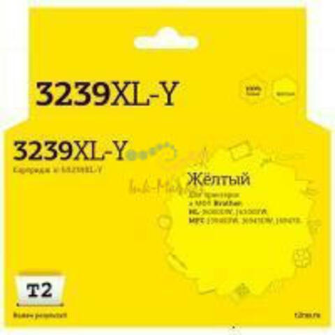 IC-B3239XL-Y Картридж T2 для Brother HL-J6000DW/J6100DW/MFC-J5945DW/J6945DW/J6947D (5000стр.), желтый, с чипом, пигментный