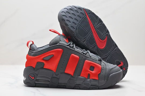 Nike Air More Uptempo Low 'Dark Grey/Light Crimson' 