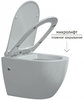 Berges 43274 Комплект  для монтажа подвесного унитаза: инсталляция NOVUM, кнопка D5 Soft Touch черная, унитаз OKUS, сиденье дюропласт Toma Slim SO, микролифт, быстросъем
